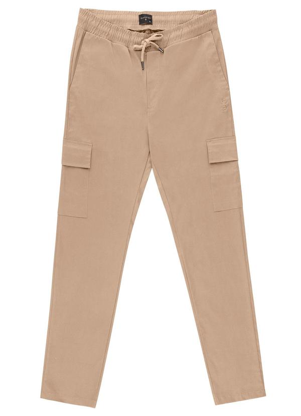 Diametro - Calça Masculina em Sarja Marrom