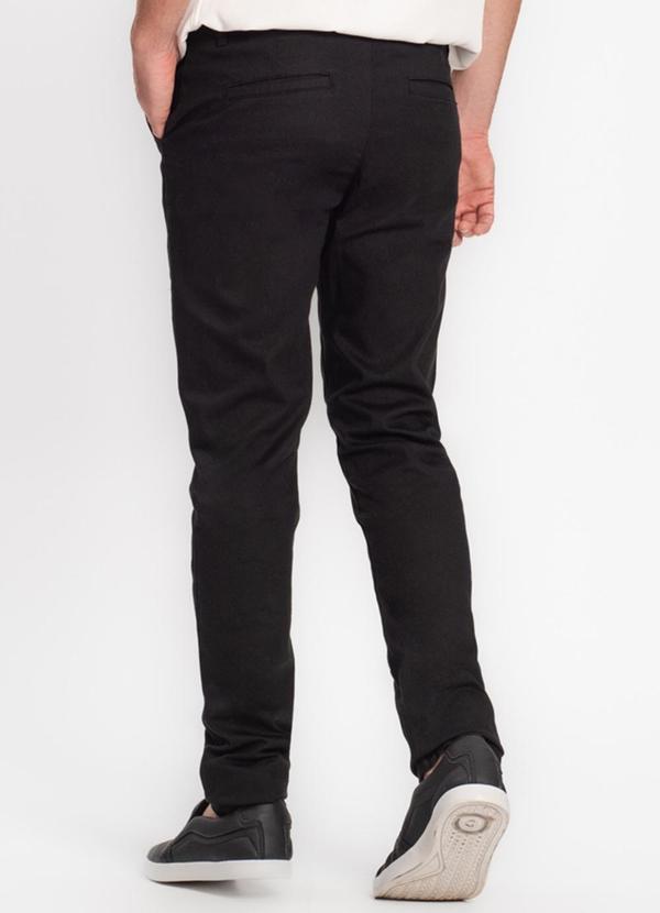 Diametro - Calça Masculina em Sarja Preto 2