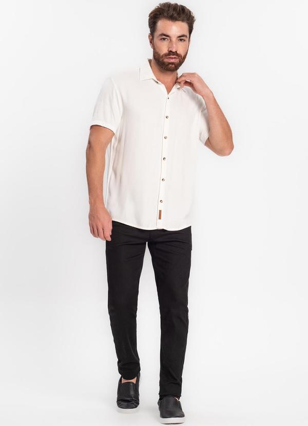 Diametro - Calça Masculina em Sarja Preto 3