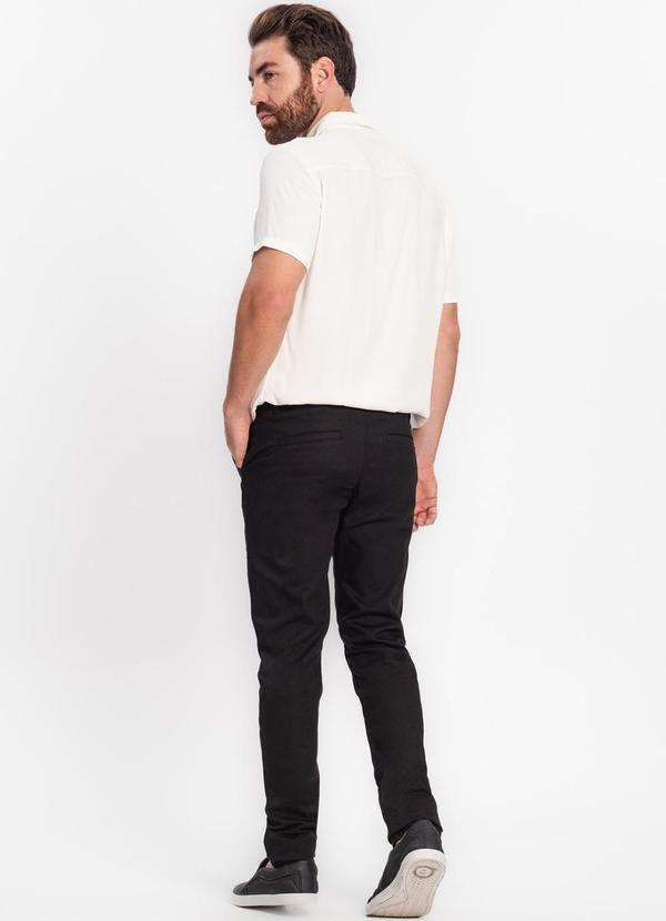 Diametro - Calça Masculina em Sarja Preto 4