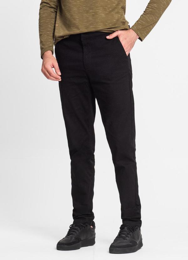 Diametro - Calça Masculina em Sarja Preto
