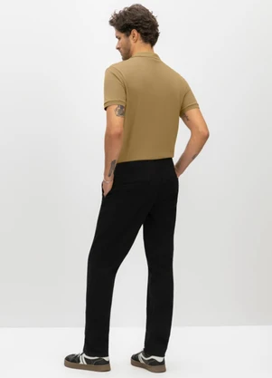Essendi - Calça Masculina em Sarja Preto - ESSENDI