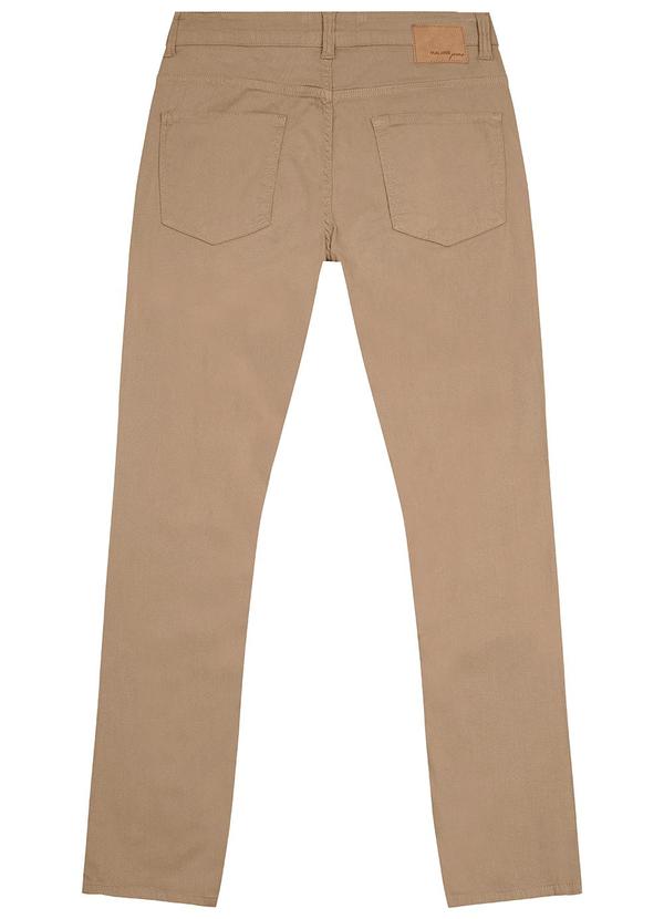 Malwee - Calça Masculina Slim em Sarja Marrom 6