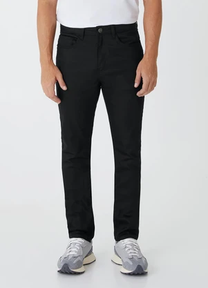 Malwee - Calça Skinny em Sarja Preto - MALWEE