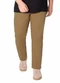 Malwee - Calça Slim em Sarja Preto - variação: Cáqui