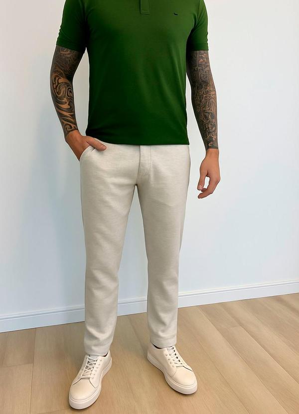 Rafree - Calça Masculina Alfaiataria Bege 3