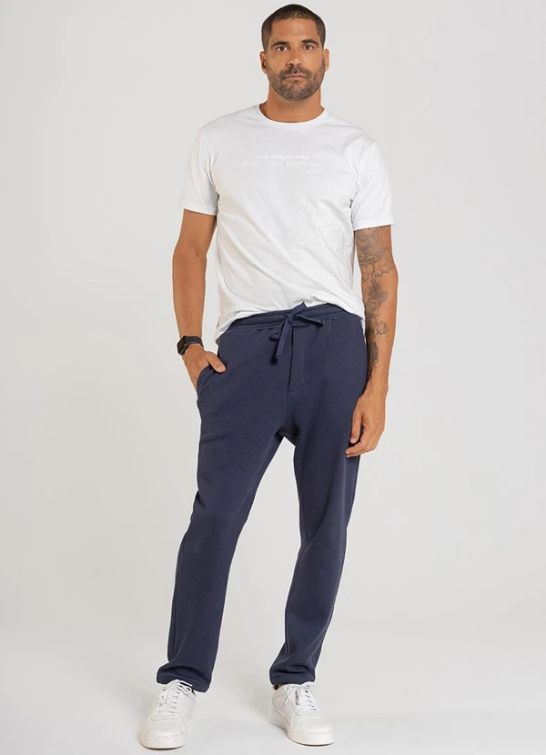 The Philippines - Calça Masculina Azul Marinho 2