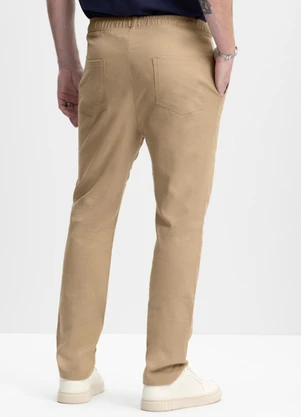 Essendi - Calça Masculina em Linho Marrom - ESSENDI