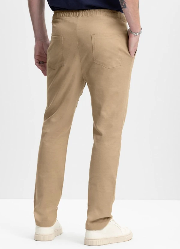 Essendi - Calça Masculina em Linho Marrom 2