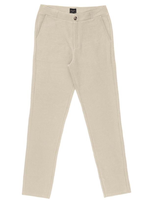 Diametro - Calça Masculina em Moletinho Bege