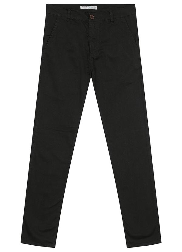 Malwee - Calça Preta Chino em Sarja 5