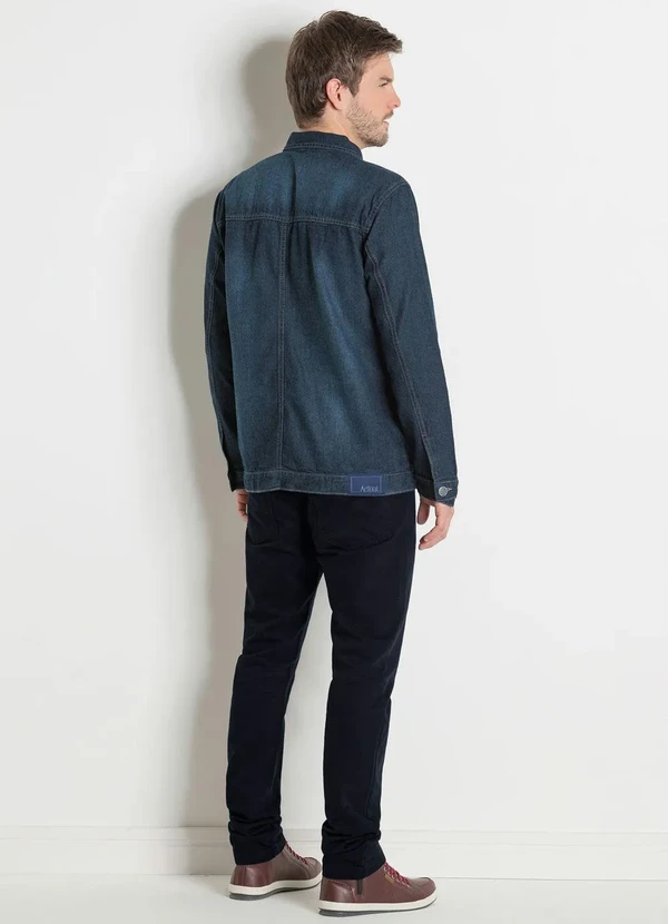 Actual - Calça Actual Preta com Bolsos 4