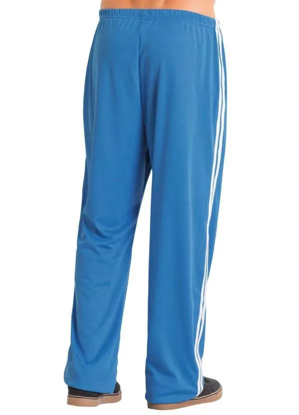 Moda Pop - Calça Azul com Frisos Brancos nas Laterais 6
