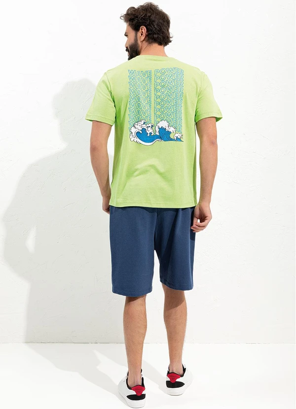 Moda Pop - Blusa Verde Lima em Malha de Algodão 4