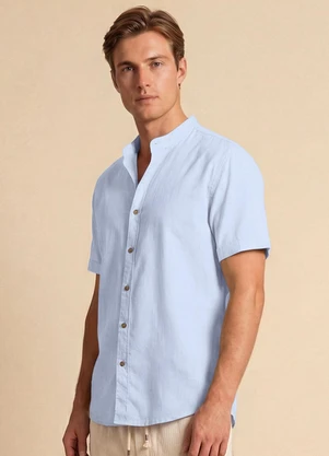 Aurus - Camisa Comfort Azul - AURUS
