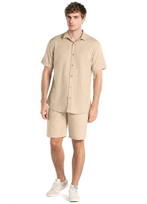 Aurus - Camisa Comfort Marrom - AURUS