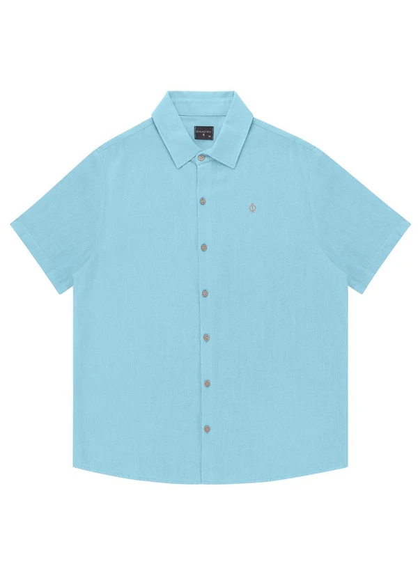 Diametro - Camisa de Linho Strong Masculina Azul 5