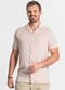 Diametro - Camisa em Viscolinho Masculina Verde - variação: Rosa