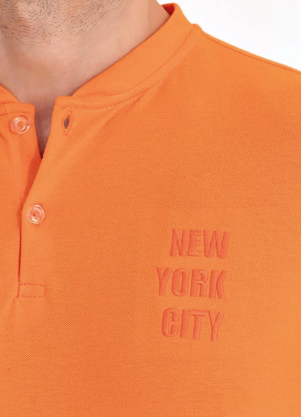 - Camisa Gola Padre Laranja 6