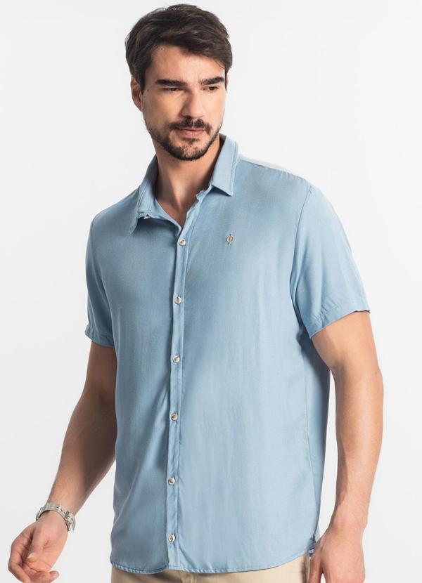 Diametro - Camisa Masculina Azul 1
