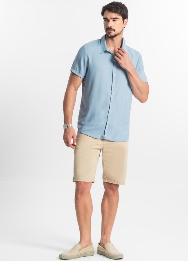 Diametro - Camisa Masculina Azul 3