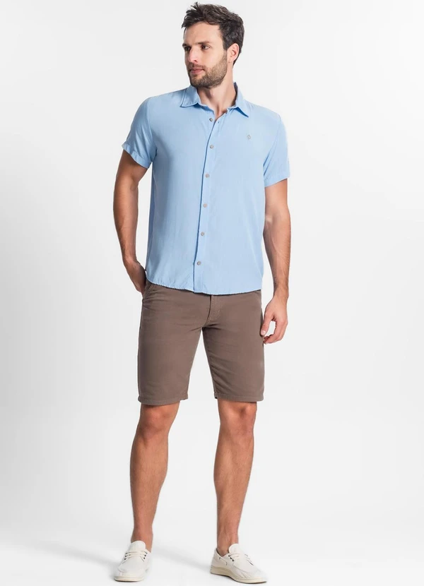 Diametro - Camisa Masculina Azul 3