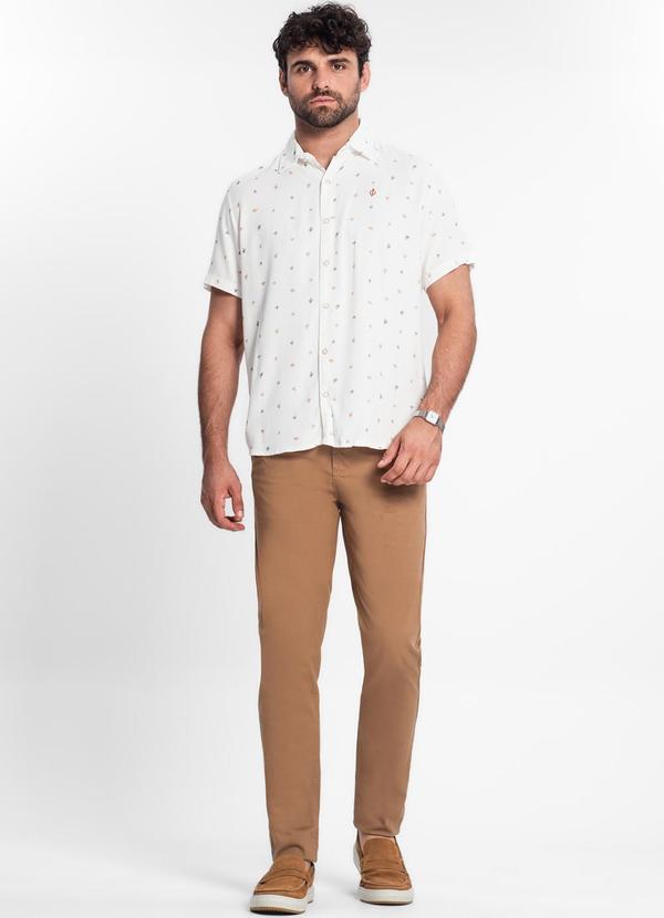 Diametro - Camisa Masculina Bege 3