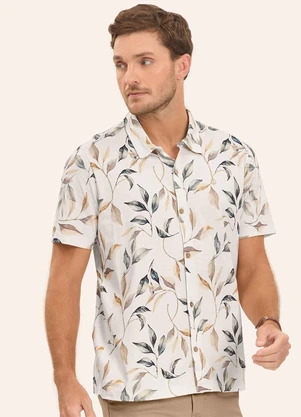 Diametro - Camisa Masculina Bege - DIAMETRO