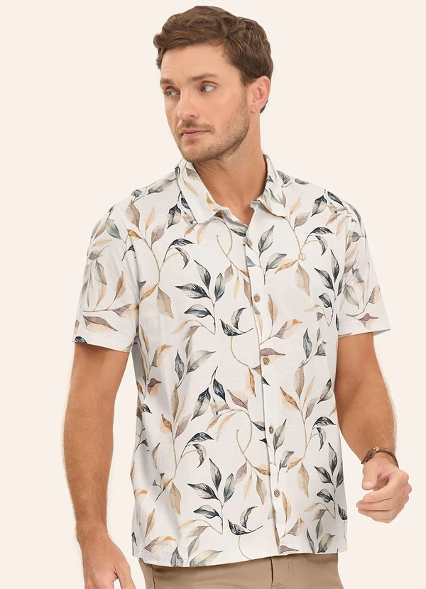 Diametro - Camisa Masculina Bege 2