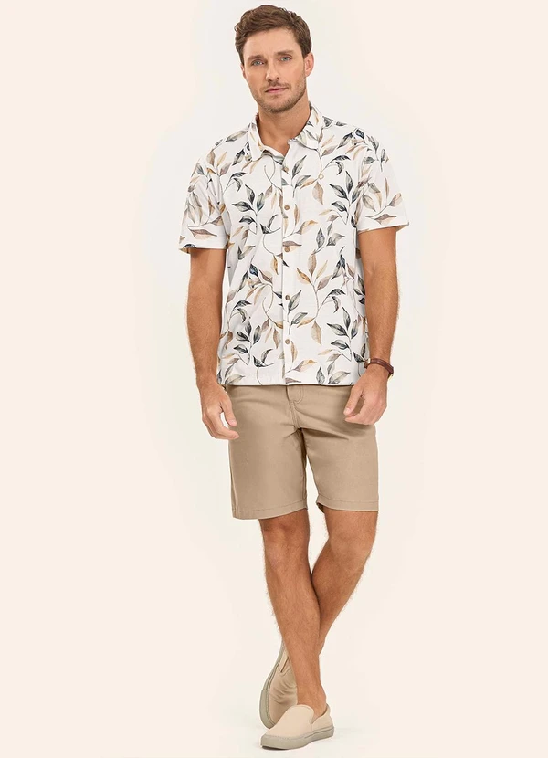 Diametro - Camisa Masculina Bege 3