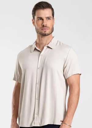Diametro - Camisa Masculina Bege - DIAMETRO