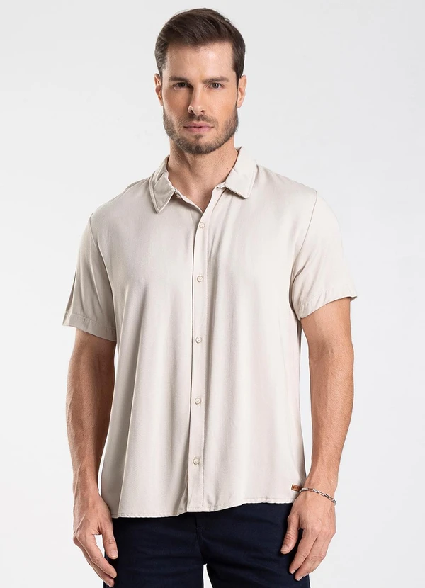 Diametro - Camisa Masculina Bege 3