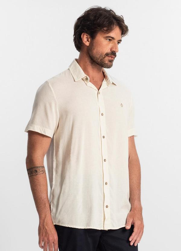 Diametro - Camisa Masculina Bege
