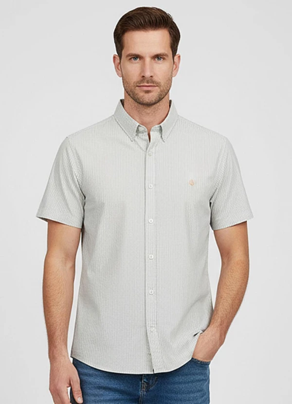 Diametro - Camisa Masculina Diametro Verde