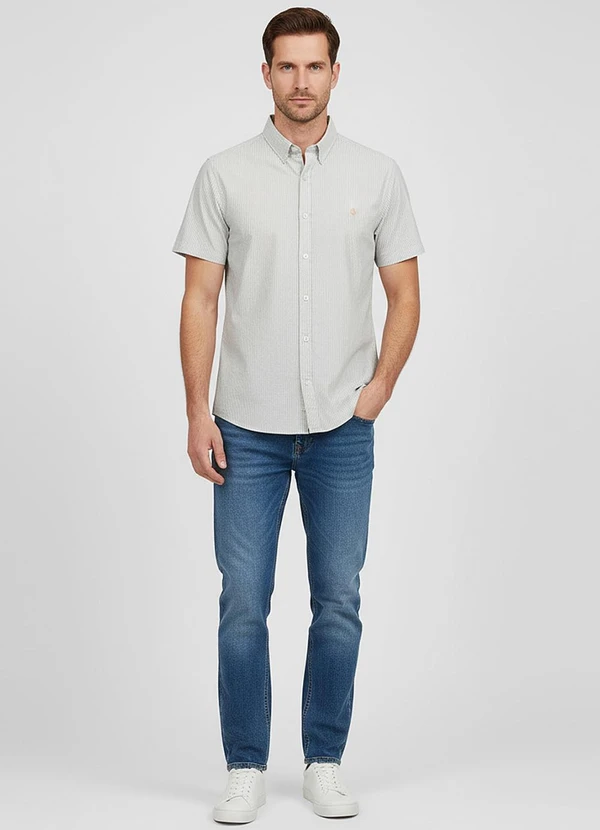 Diametro - Camisa Masculina Diametro Verde 3