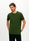 Essendi - Camisa Masculina em Meia Malha Vermelho - variação: Verde