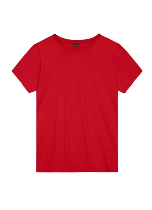 Essendi - Camisa Masculina em Meia Malha Vermelho - ESSENDI