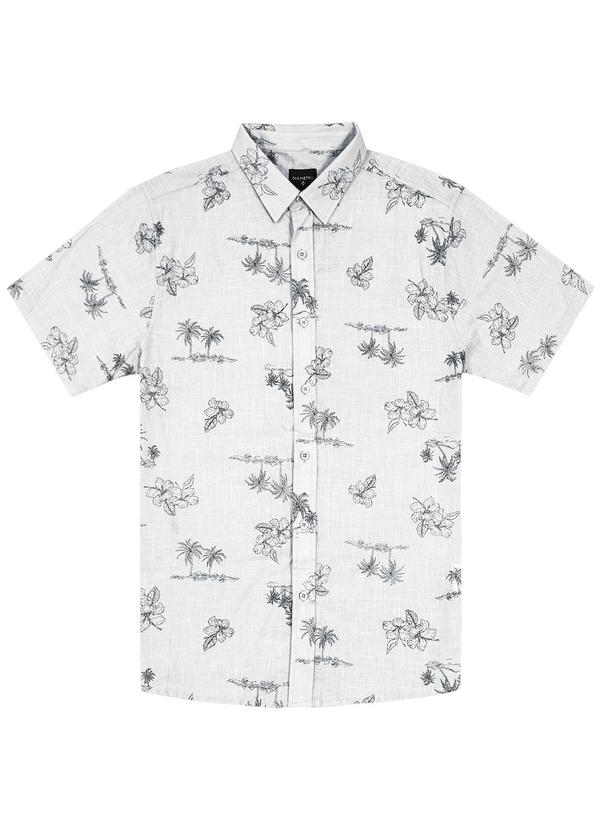 Diametro - Camisa Masculina em Tricoline Branco