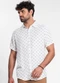 Diametro - Camisa Masculina em Viscose Verde - variação: Branco
