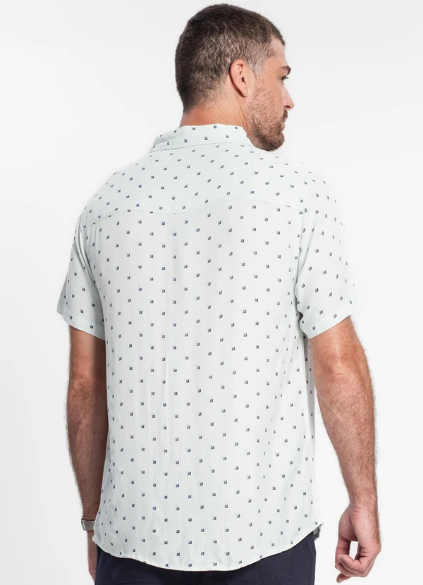 Diametro - Camisa Masculina em Viscose Verde 2