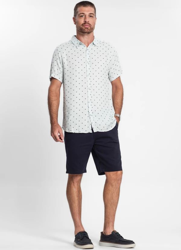 Diametro - Camisa Masculina em Viscose Verde 3