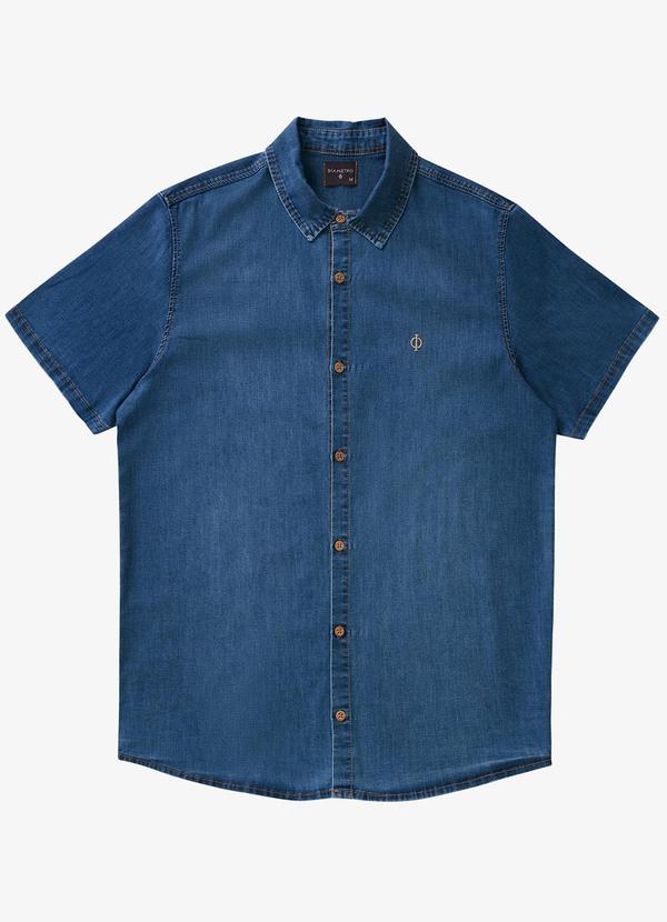 Diametro - Camisa Masculina Jeans Azul 2
