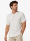 Diametro - Camisa Masculina Listras Geométricas Bege - variação: Bege