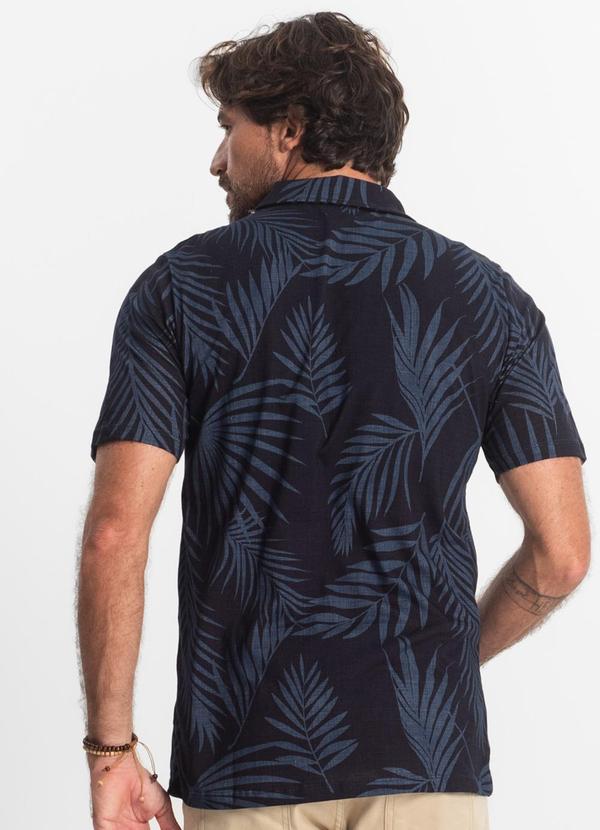 Diametro - Camisa Masculina Meia Malha Azul 2