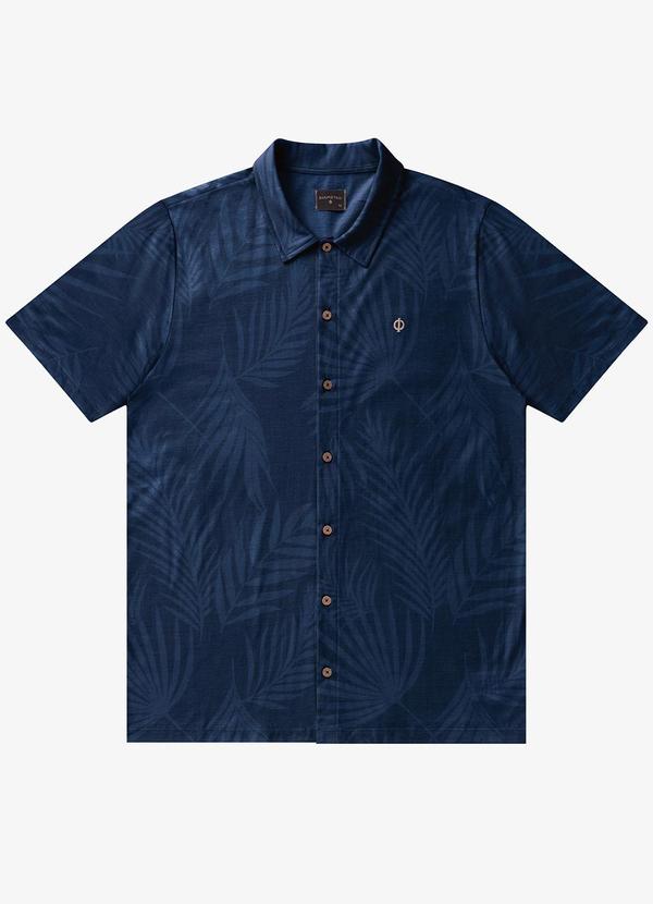 Diametro - Camisa Masculina Meia Malha Azul 4