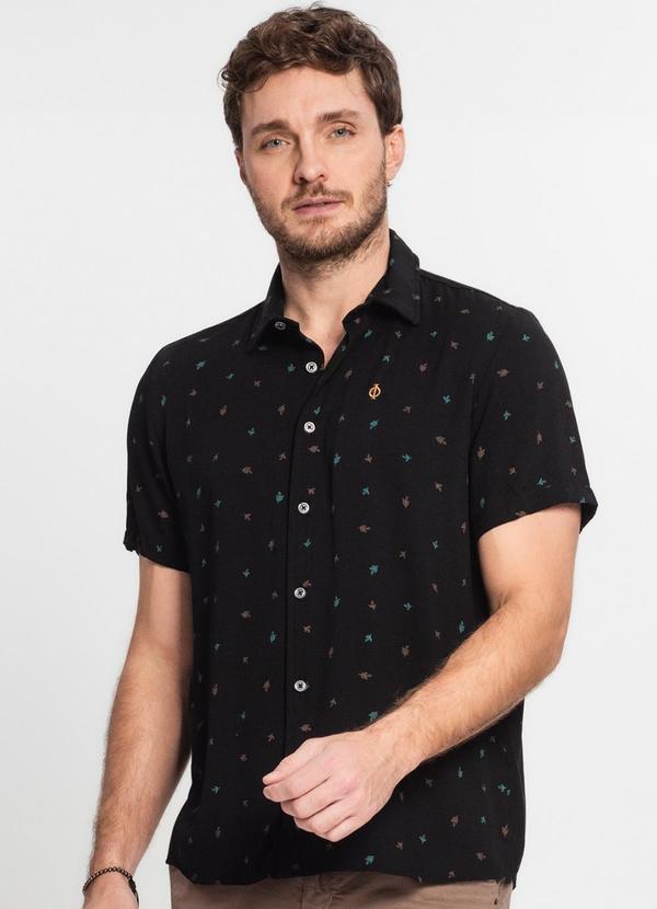 Diametro - Camisa Masculina Preto