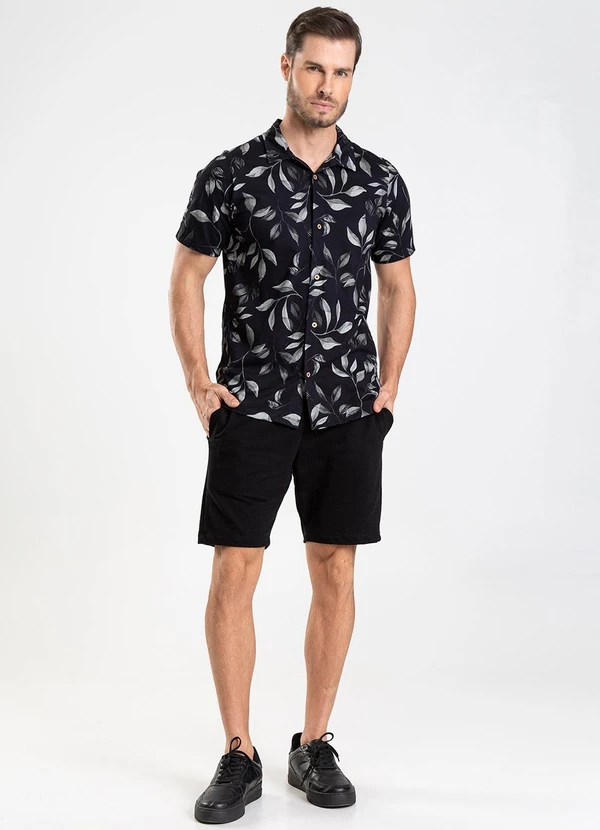 Diametro - Camisa Masculina Preto 4