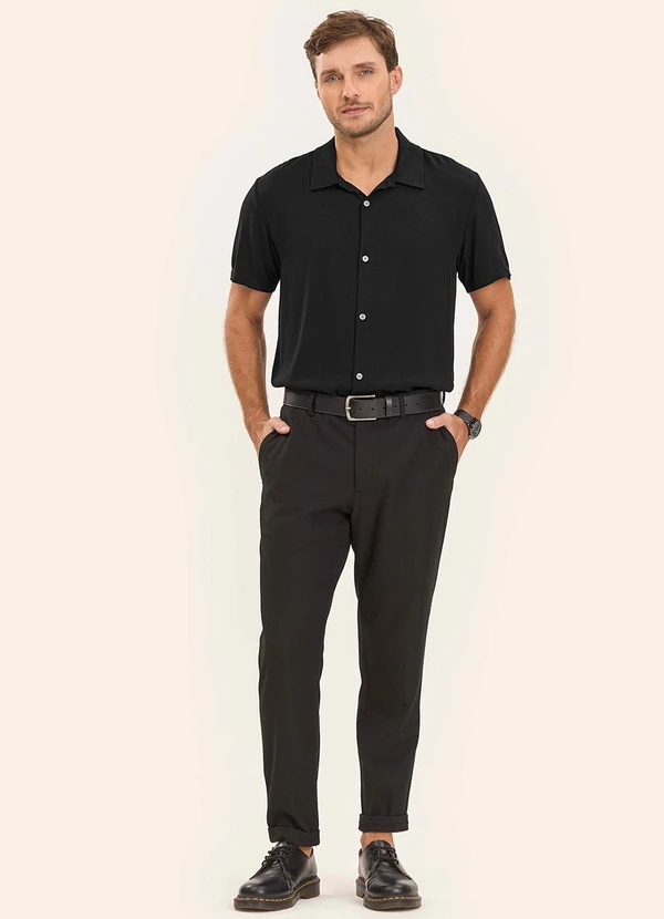 Diametro - Camisa Masculina Preto 3