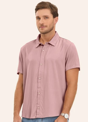 Diametro - Camisa Masculina Rosa - DIAMETRO