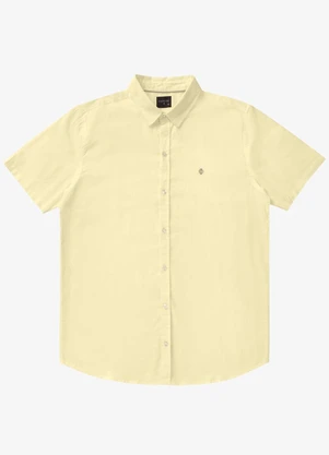 Diametro - Camisa Masculina Tricoline Amarelo - DIAMETRO